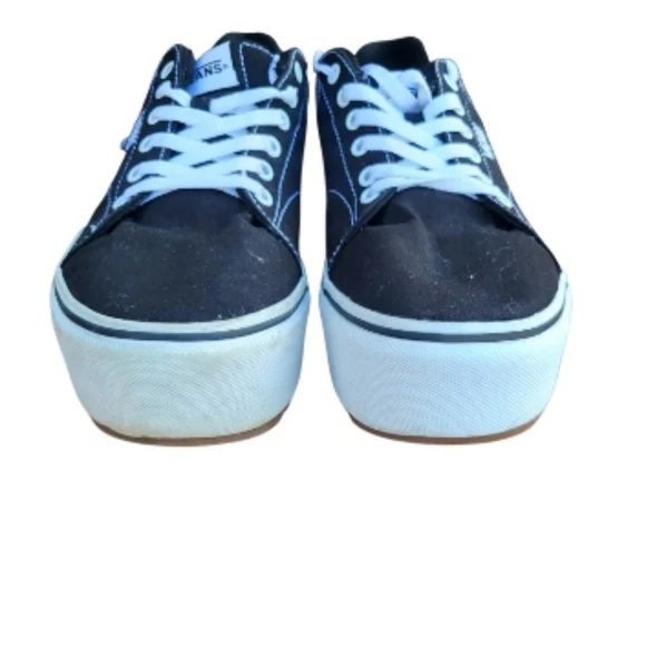 Vans Platform Stack Seldan ST Tennis Sneaker Black Skate Sk8 Old Skool Women 10 - Picture 7 of 11
